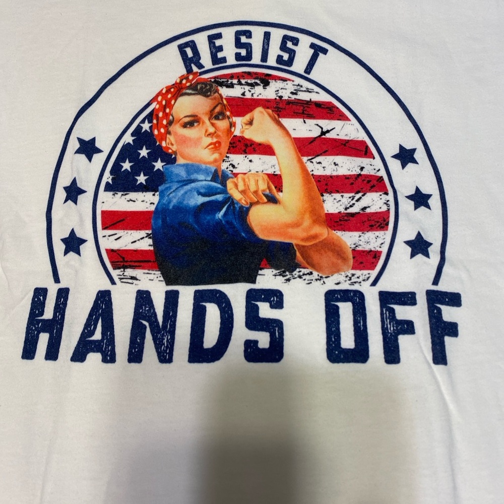 Resist Hands Off Graphic Tee